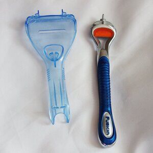 Gillette Fusion Blue Handle and Case EUC